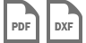 Imágenes de documentos con la descripción de formatos PDF y DXF